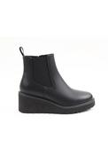 Wedge Chelsea Boot - Black