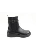Chunky Buckle Boot - Black