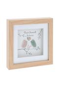 Pebble Glass Square Plaque Best Friend Forever