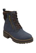 Stefani Waterproof Lace Up Boot - Blue