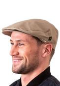 Poplin Flat Cap - Beige