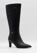 Heel Boot With Ankle Detail - Ink
