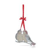 Pearl Turtle Doves Christmas Decoration
