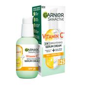 Skin Active Vitamin C 2in1 Brightening Serum Cream SPF 25 - 50ml
