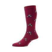 Tractor Sock One Size - Red image