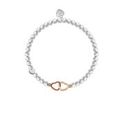 So Lucky We Are Friends Bracelet - Silver image