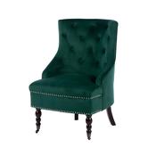 Torino velvet wingback chair sale