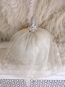 Porcelain Lady with Antique Lace Gown — Sheelin Lace