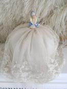 Porcelain Lady with Antique Lace Gown — Sheelin Lace