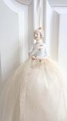Porcelain Lady With Antique Lace Gown — Sheelin Lace