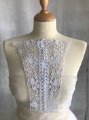 Antique Cutwork Jabot — Sheelin Lace