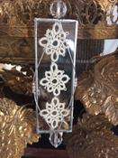 Antique Tatted Lace Glass Mobile — Sheelin Lace