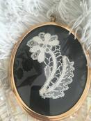Framed Antique Youghal Needlelcace — Sheelin Lace