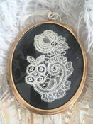 Framed Antique Youghal Needlelace — Sheelin Lace