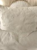 Hand Embroidered Mat — Sheelin Lace