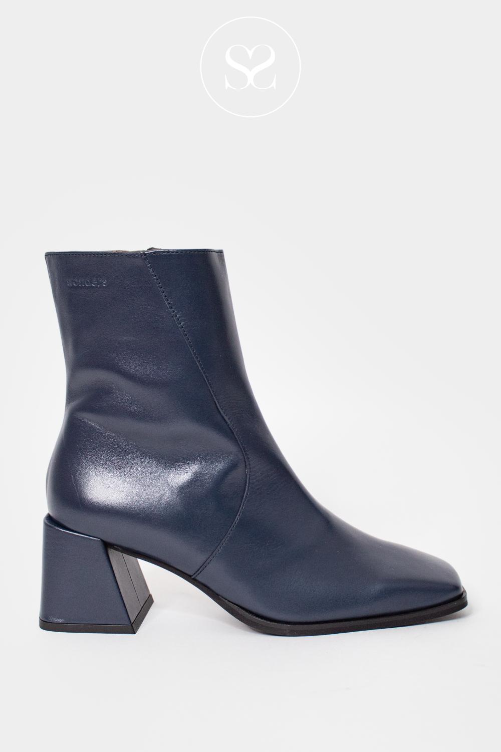 Wonders block heel bootie hot sale