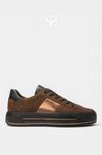 ARA Brown Suede Platform Trainers 12-23004