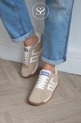 BACK70 Taupe Retro Trainers - Jogger image