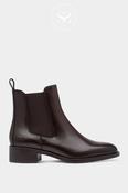 Tamaris Chocolate Brown Round Toe Chelsea Boots 1-25361 image
