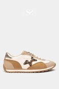 Teddy Smith White &amp; Beige Sporty Trainers - 121131 image