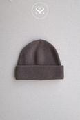 Boii Brown Knitted Beanie Hat - Busse image