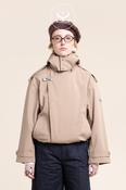 Flotte Camel Waterproof Jacket With Funnel Neck  - Rivoli image