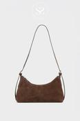 Vagabond Brown (Coffee) Suede Shoulder Bag Bari Mini BR01-040-25 image