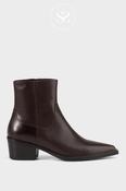 Vagabond Chocolate Brown Leather Ankle Boots - Kelsey 5810-101 image