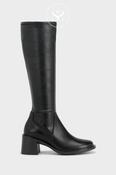 Vagabond Black Knee High Sock Boots - Vega 6251-102 image
