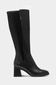Tamaris Black Knee-High Heeled Boot - 1-25544 image