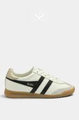 Gola Retro White &amp; Black Trainers - Torpedo CLB622XB image