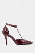 Tamaris Wine Patent Leather Heels 1-22461-47 image