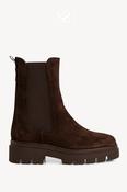 Tamaris Brown Suede Chunky Chelsea Boots - 1-25992-41 image