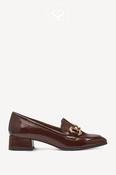 Tamaris Brown Patent Loafer - 1-24316-43
