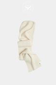 MOSS COPENHAGEN CREAM HOOD SCARF - HOPE
