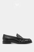Tamaris Black Leather Loafers - 1-24251-47