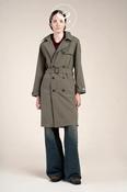 Flotte Khaki Waterproof Hooded Trench Coat -  Montaigne