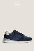 HOFF NAVY RETRO WOMEN'S TRAINERS - CITY MILANO