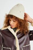 MOSS COPENHAGEN CREAM BEANIE STYLE HAT RACHELLE