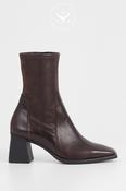 Vagabond Chocolate Brown Sock Ankle Boots - Hedda 5602-302