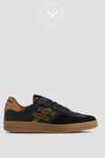 Another Trend Black &amp; Gold Trainers A032-03