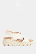 Tamaris Off-White Sling Back Chunky Sandals 1-28270-42 image