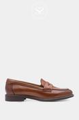 Tamaris Tan Leather Loafers - 1-24660-45