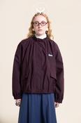 Flotte Burgundy Waterproof Hooded Jacket  - Garance image