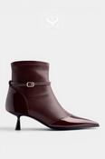 Gioseppo Chocolate Brown Pointed Toe Dress Boots — 76135 image