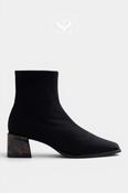 GIOSEPPO BLACK SQUARE TOE BOOTS - 80115 image
