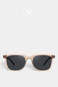 Eco Shades Champagne Square Sunglasses - Rubino