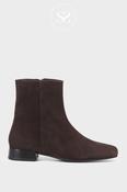 Vagabond Dark Brown Suede Block Heel Ankle Boots - Mona 5955-040 image