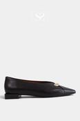 Angel Alarcon Black Ballet Pumps - Elina 26505