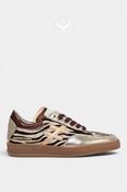 Another Trend Zebra Print Metallic Trainers A034-90